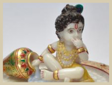 Lord Shree Krishna Marble Sculpture